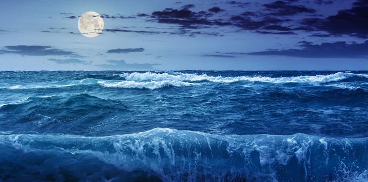 The Moon controls our tides