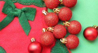 Why are red and green associated with Christmas?
