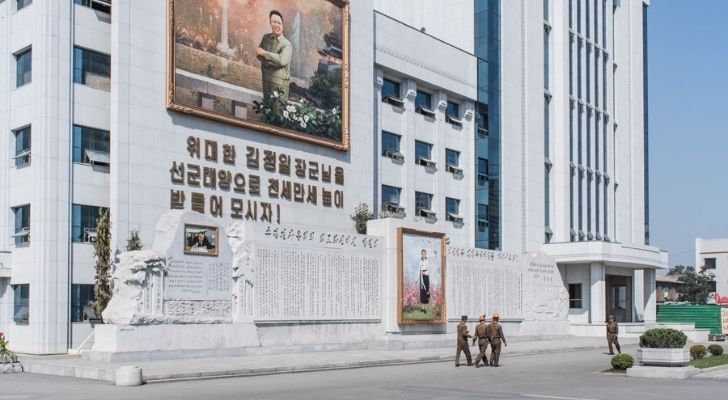 Outside North Koreas biggest art studio