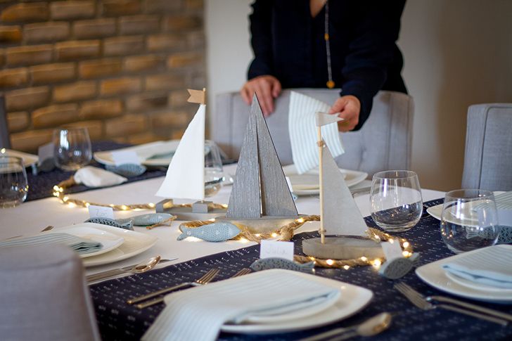 Tablecloths were originally designed to be used as one big, communal napkin.