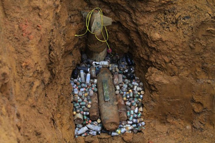 Since the end of WWI, over 1,000 people have died from leftover unexploded bombs.