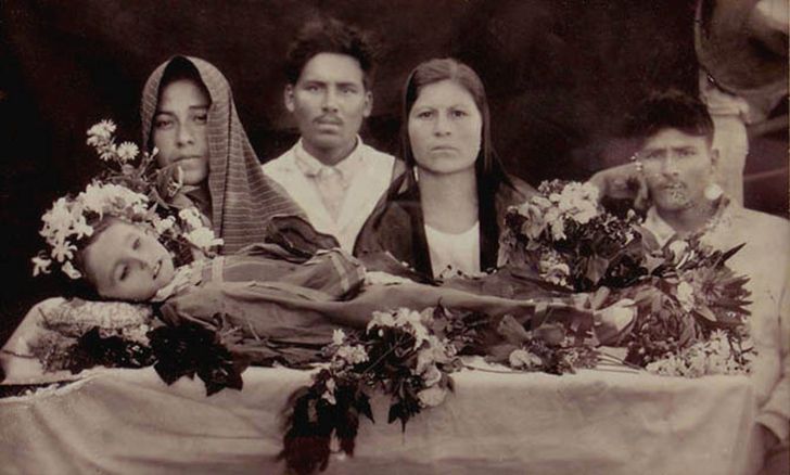 During the Victorian period, it was normal to photograph relatives after they died.