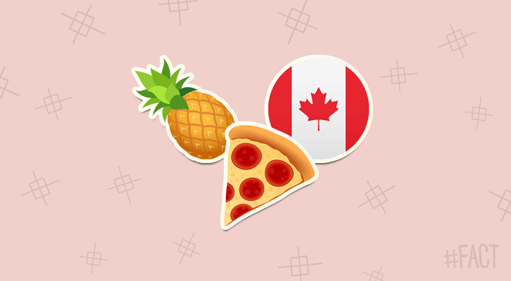 Hawaiian Pizza is from Canada #FACT